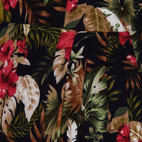 NWT Small Collectif Lanai Hibiscus Tiki Rockabilly Retro Vacation Dress - Picture 9 of 9